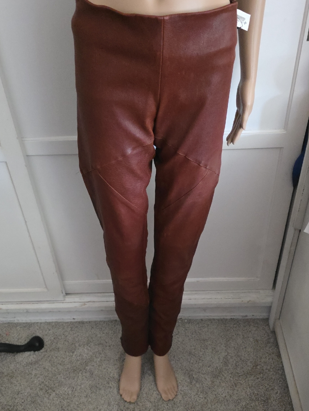Haute Hippie Chestnut Brown Leather Garment